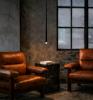 TRINA 1 LIGHT BLACK PENDANT